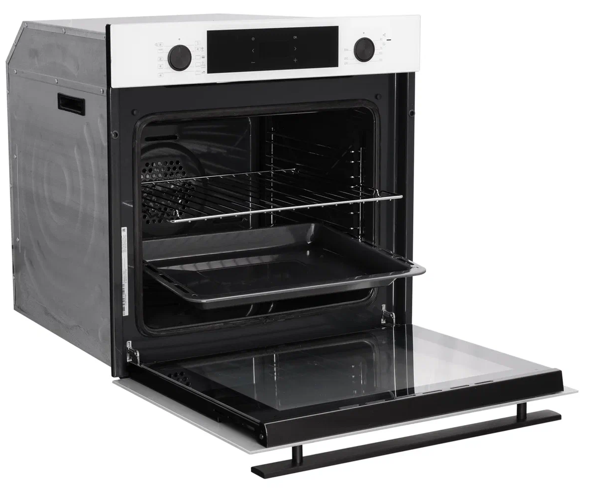 9080893 Электрический духовой шкаф DeLonghi DEO 745 BB NARA белый STDN-0126435 - Вид №4