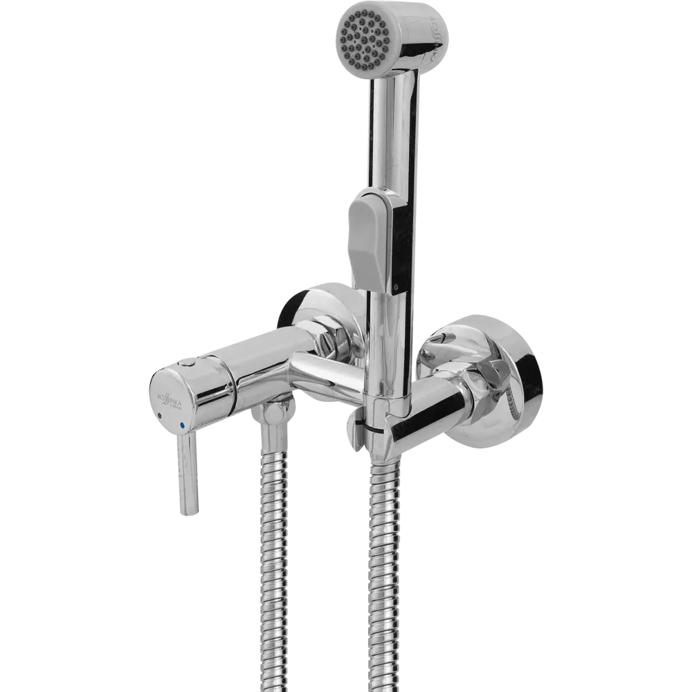 Смеситель Rossinka Silvermix LRX25-52 с гигиеническим душем цвет хром STLM-2122610