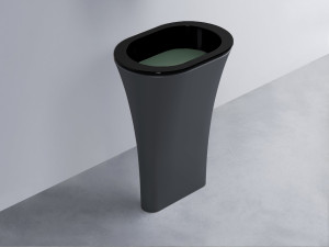 AMLA65-N+AMPILO-MU+AMCOLO-BA Раковина Amedeo Ovale отдельностоящая cielo Enjoy + Amedeo