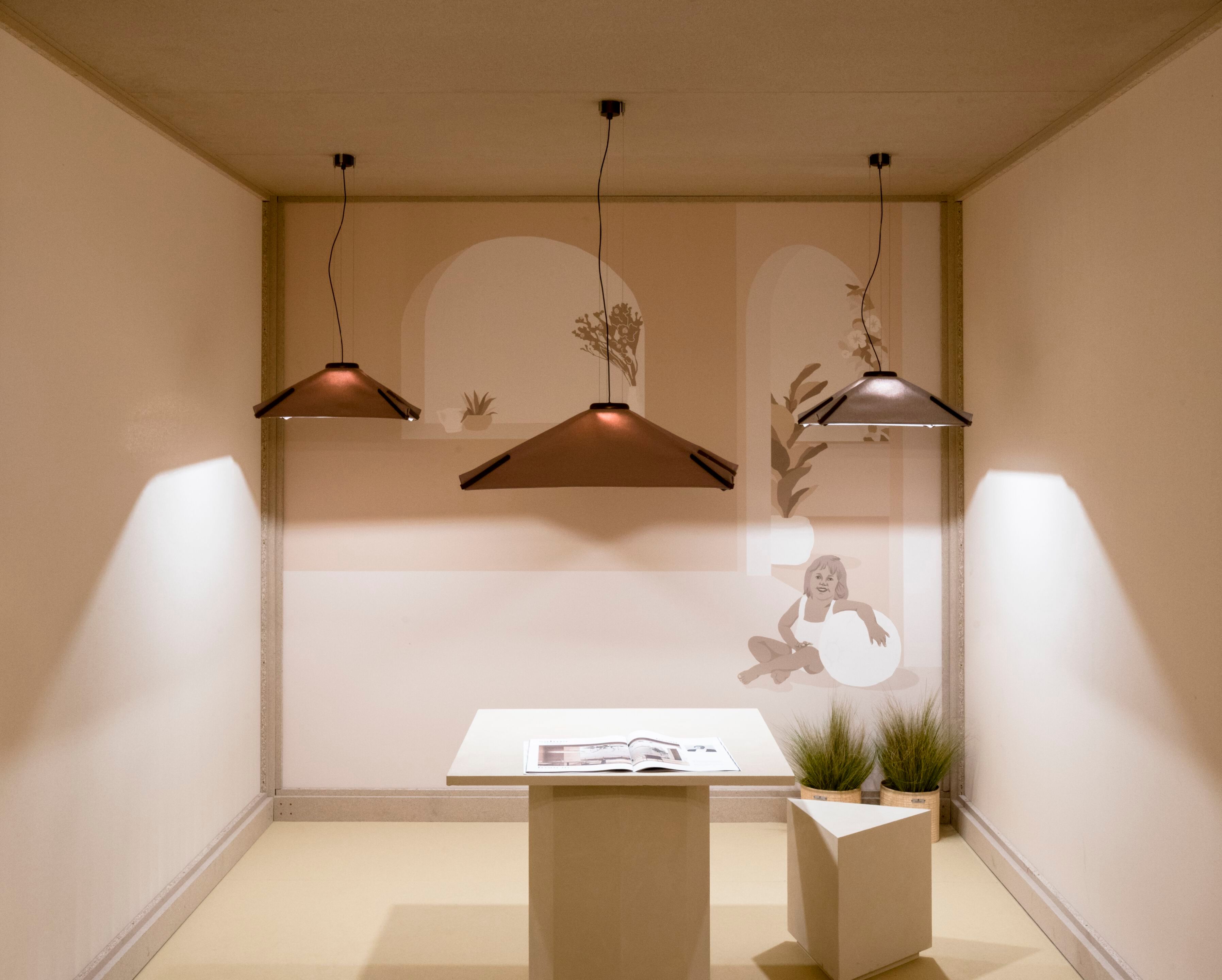 Ткань светодиодный подвесной светильник AXOLIGHT SALINA ARCH-00048776 - Вид №2