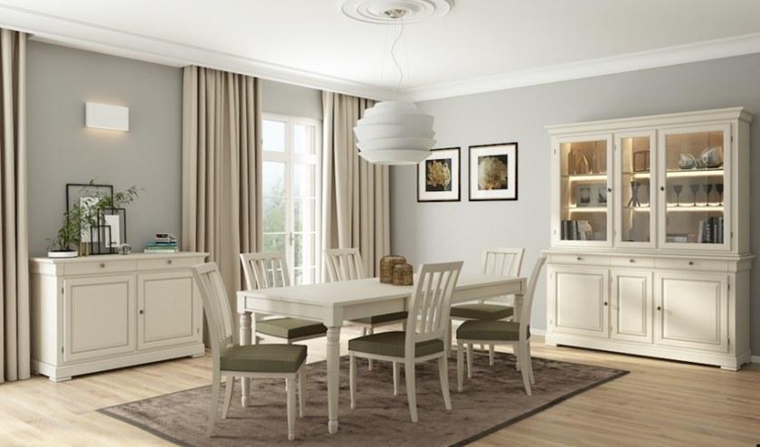 SELVA Прямоугольный раздвижной стол из вишни  Louis (fl)  - Вид №3