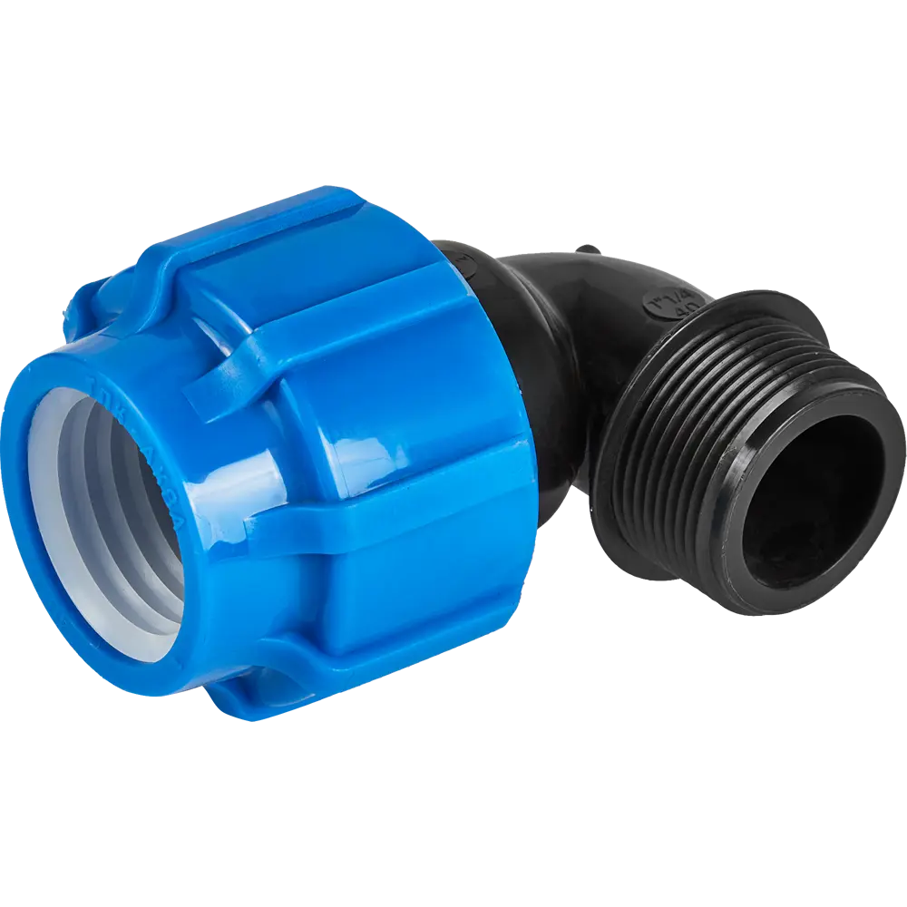 Отвод комбинированный 90° ПНД ТПК-Аква 1 1/4"x40 мм НР 82382612 STLM-2021841 