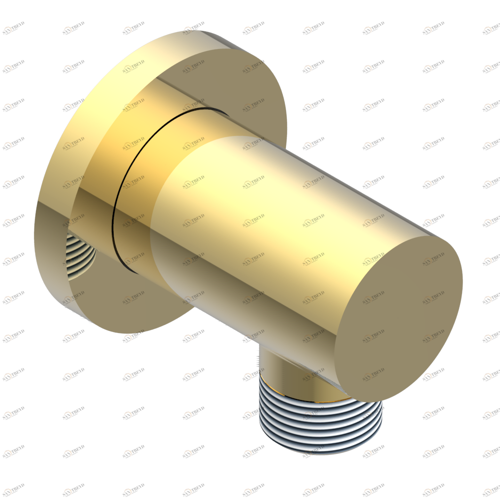 G4P-53E Вывод 1/2" встраиваемый в стену Thg-paris Серия "О" Золото G4P-53E CAT.F