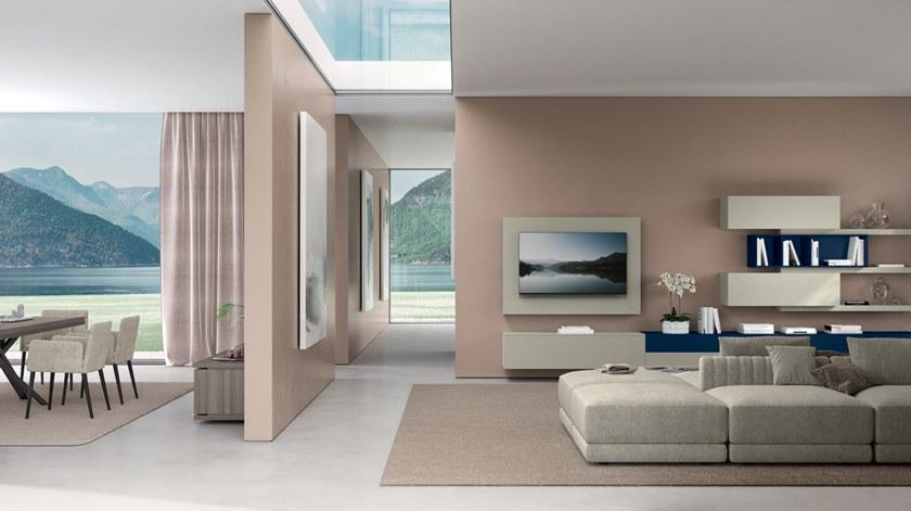 Febal Casa Оборудованная стена с подставкой под телевизор sun-id-1509927 - Вид №3