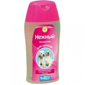 Т00022380 Шампунь для щенков Нежный гипоаллергенный 180мл АВЗ