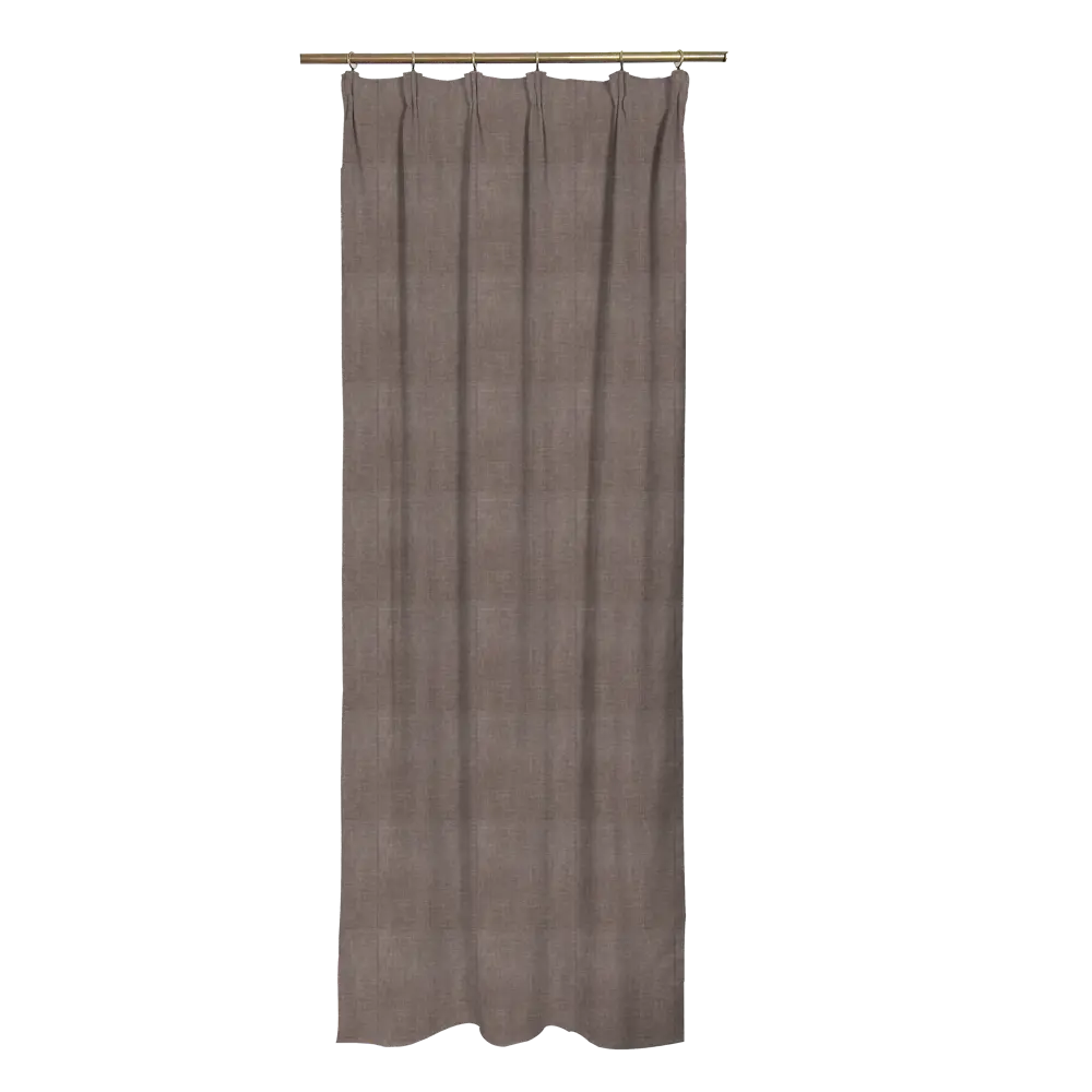 Штора на ленте Evette 140x280 см цвет коричневый 83407023 STLM-2037925 INSPIRE 