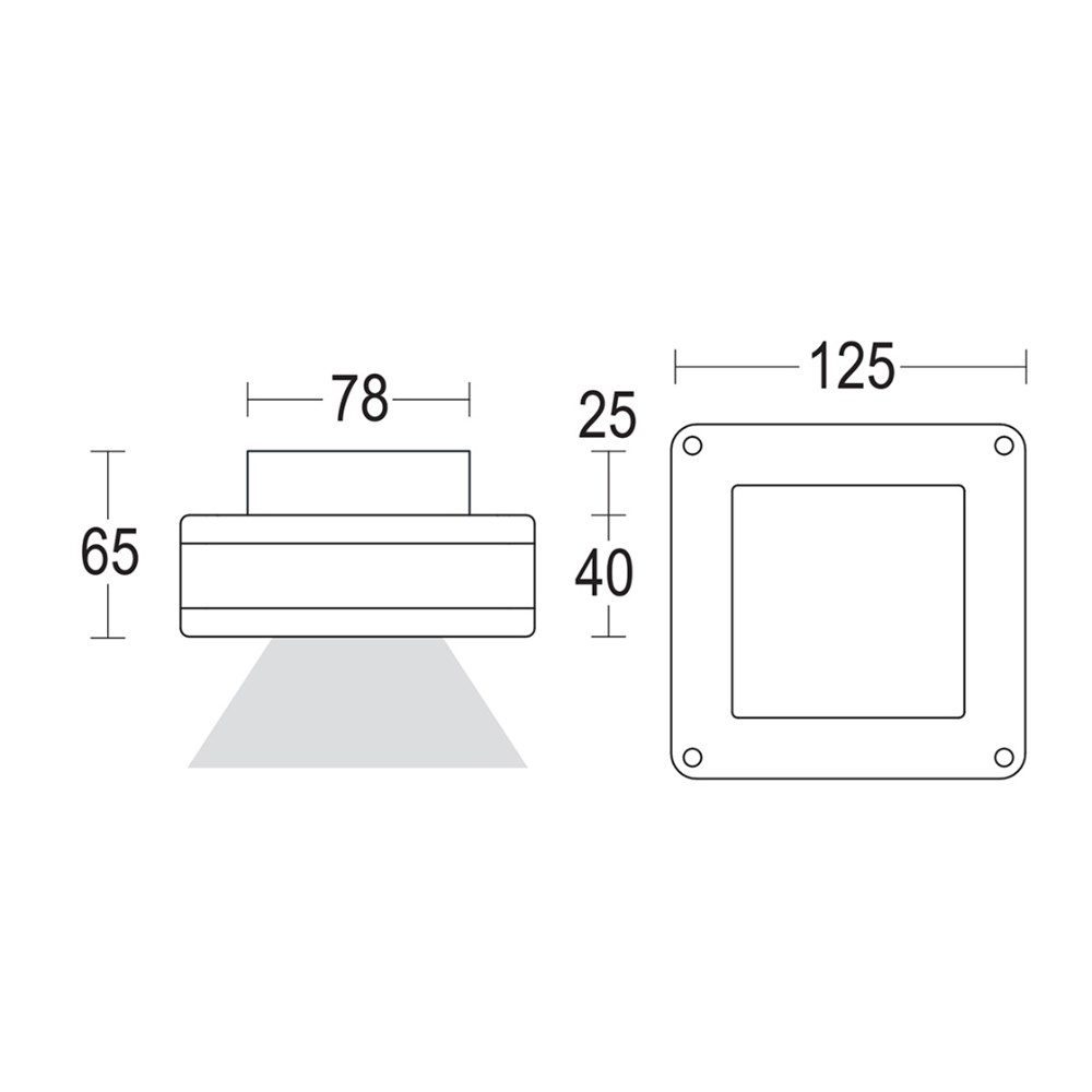 Torre flat C Ghidini Torre Flat C .05 Темно-Cерый (Матовый)  - Вид №1