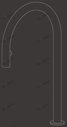 Ceadesign Поворотный излив, установленный на террасе, с выдвижным ручным душем Free ideas Fre 143