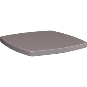 Сиденье для табурета Гавр Delinia 36.5x36.5x1.8 см жёсткое цвет графит 83697025 STLM-2031201