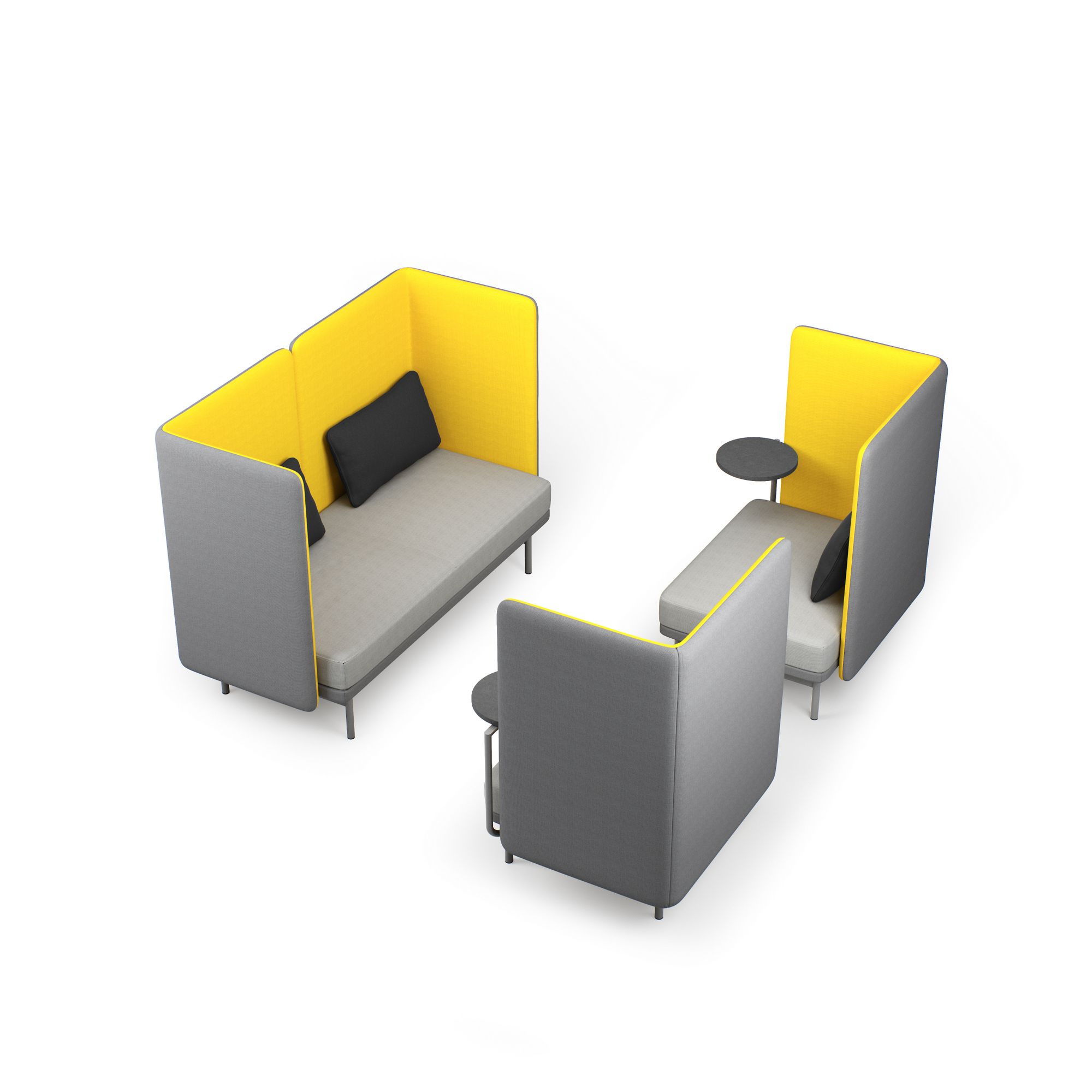 Тканевое кресло с высокой спинкой Intuit by Softrend Frankie ARCH-00147286 - Вид №2