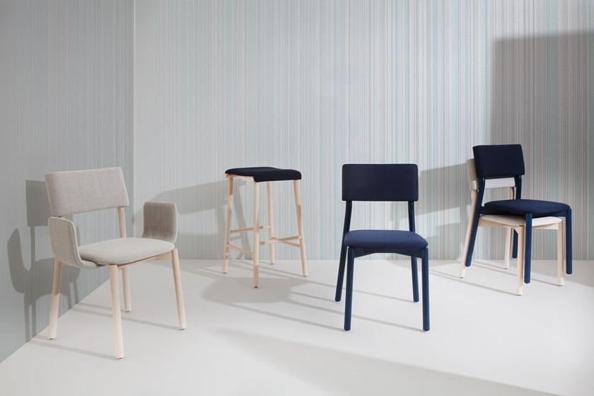 Blifase Стул из ткани Scuele sun-id-1478857 - Вид №3