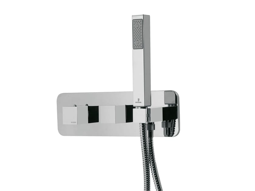 Хромированный латунный термостатический смеситель для ванны Bossini Aki ARCH-00121885