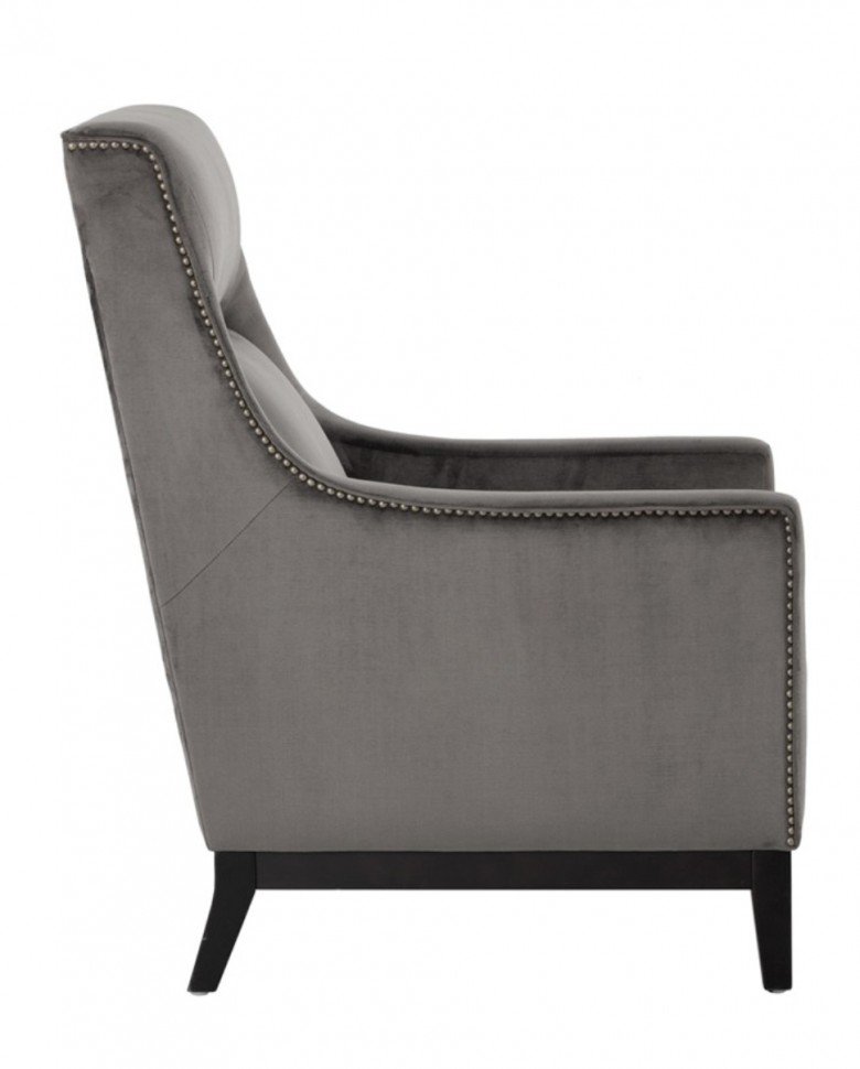 Кресло Michael серое ICON DESIGNE ДИЗАЙНЕРСКИЕ 178018 Серый  - Вид №3