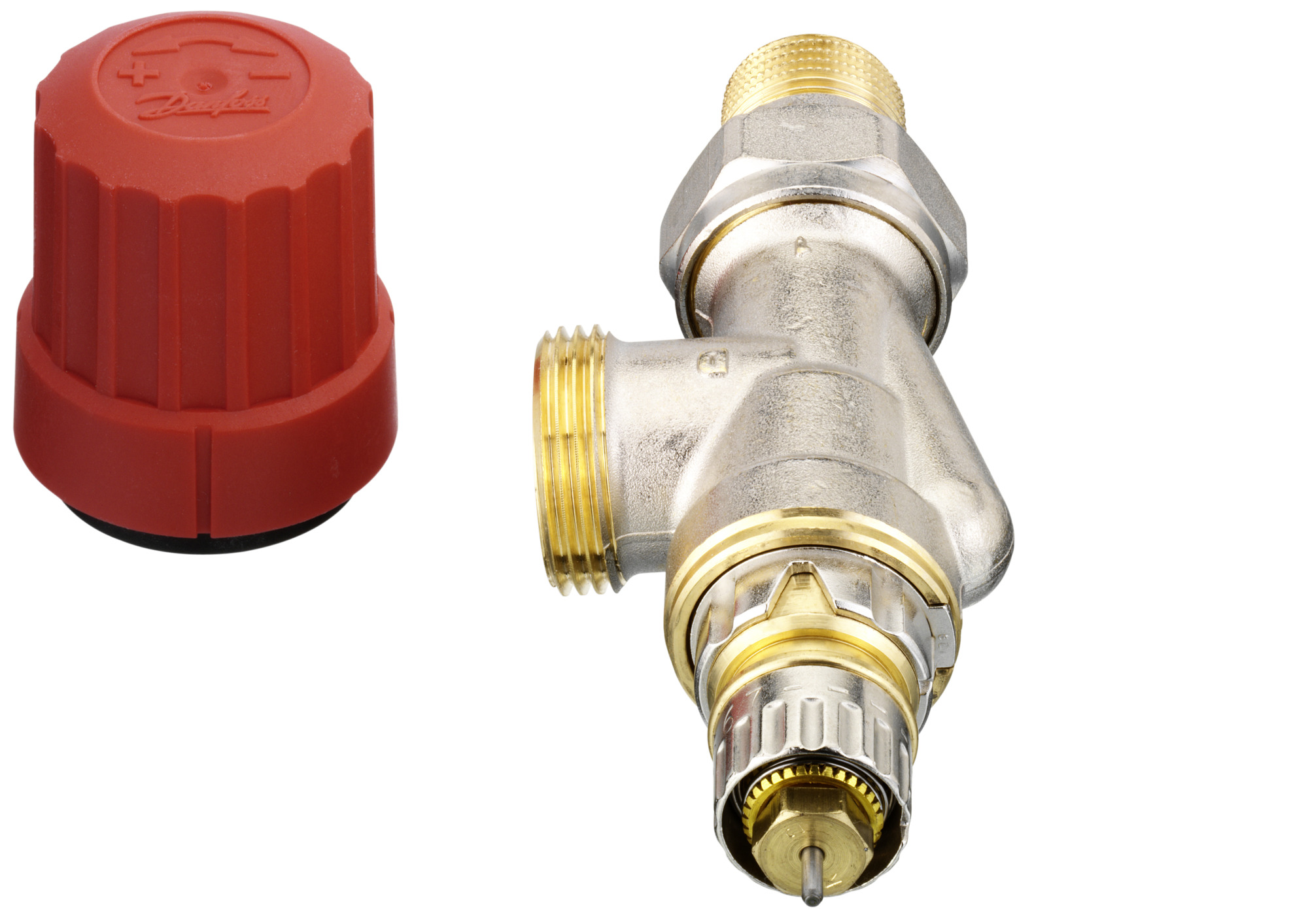 Danfoss Клапан RTR-N/RA-N для двухтрубной системы отопления Клапан термост. RA N углов хром правый 013G4239  - Вид №28