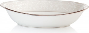 32071 Noritake Салатник овальный Noritake "Серебряный дворец" 26см Фарфор костяной