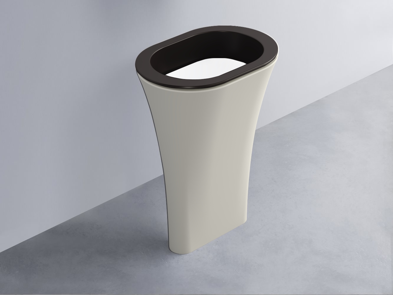 AMLA65-LV+AMPILO-BL+AMCOLO-TL Раковина Amedeo Ovale отдельностоящая cielo Enjoy + Amedeo Ceramica Cielo