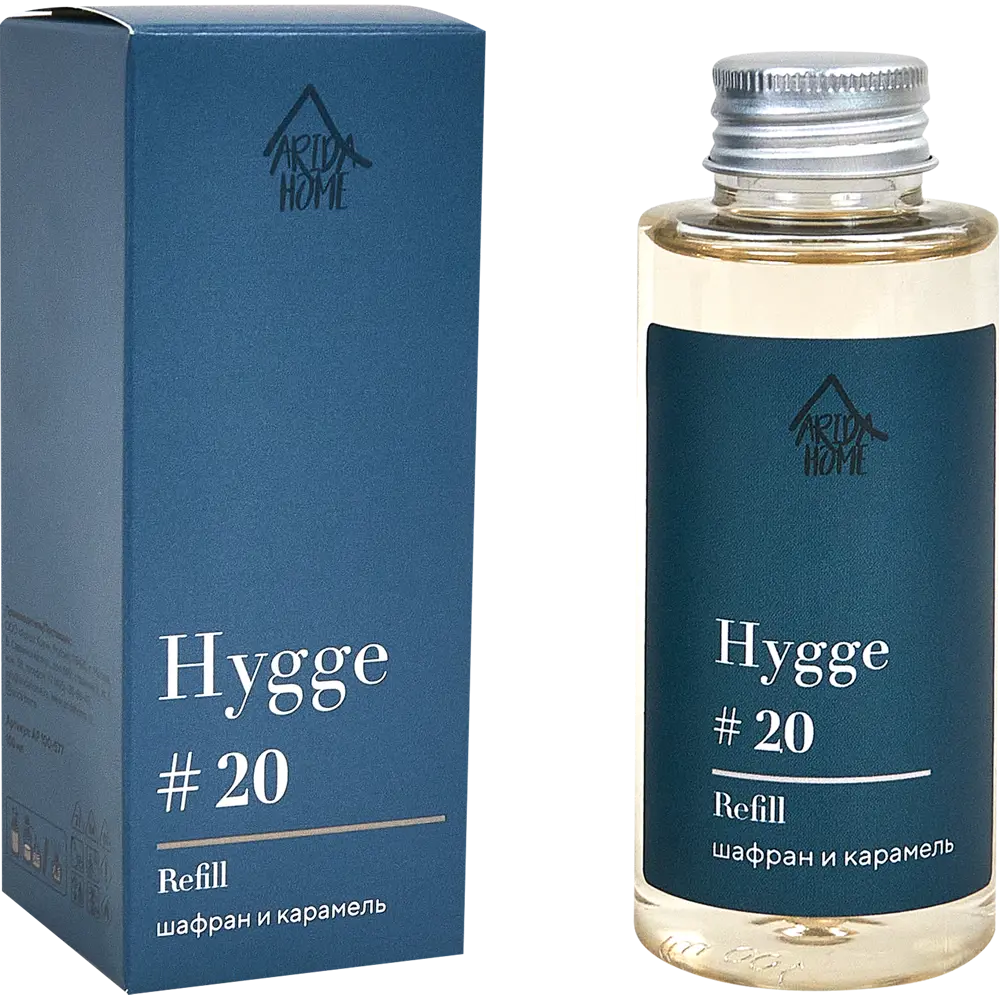 Наполнитель для аромадиффузора Arida Home Hygge 20 Шафран/карамель 100 мл 88950259 STLM-0822884