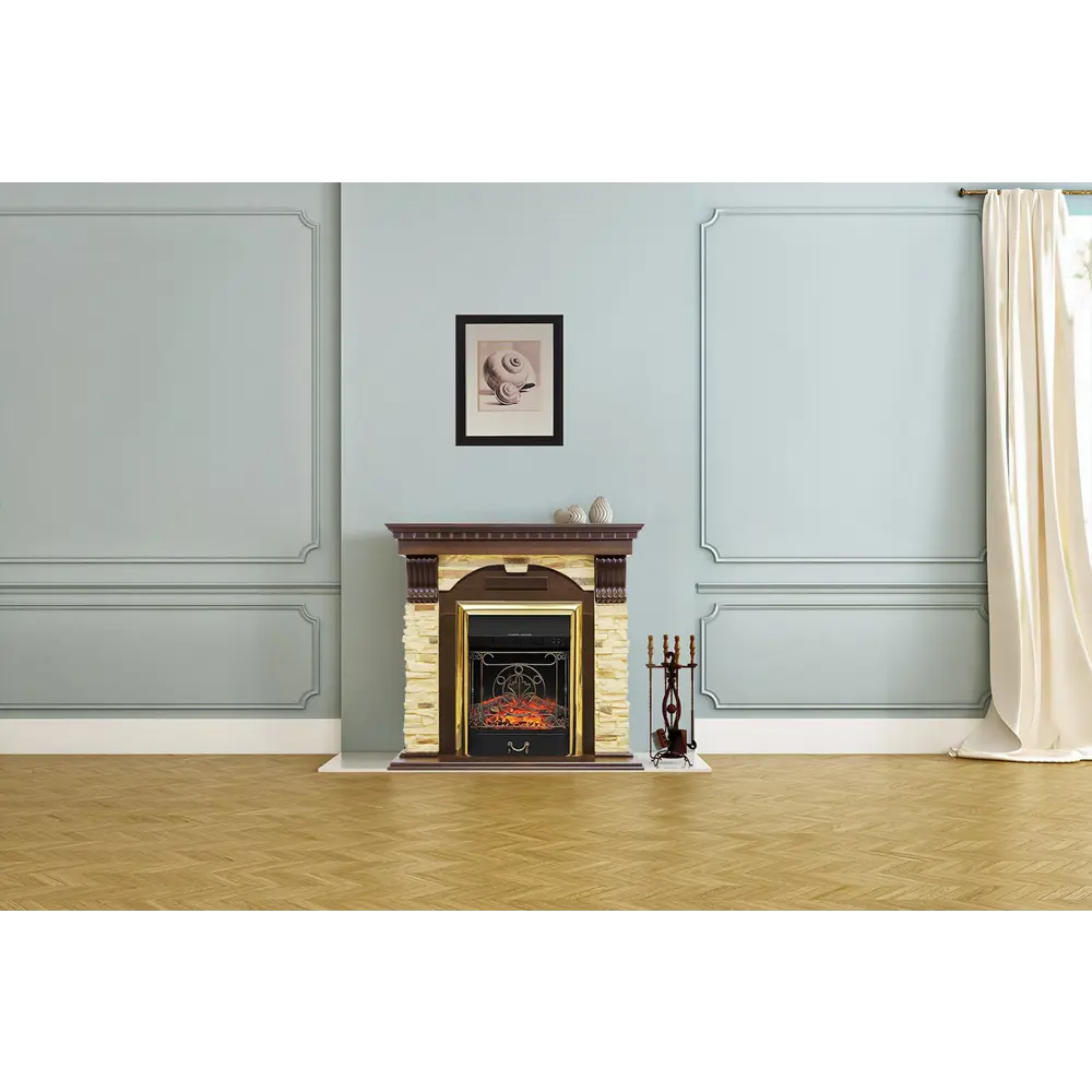 Обрамление Dublin арочный сланец темный дуб 82732007 STLM-2200158 ROYAL FLAME  - Вид №1