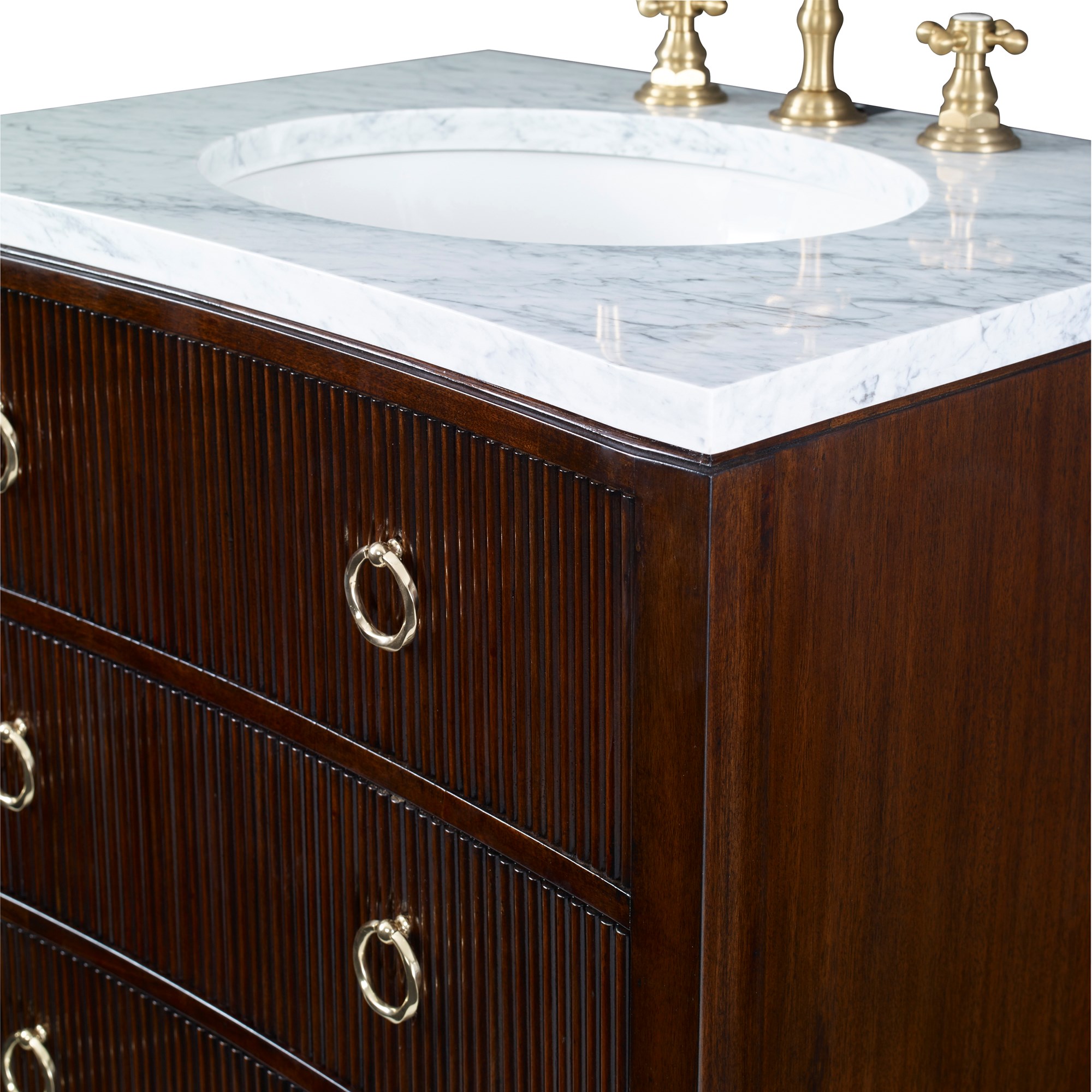 Тумбочка, Petite (до 33,5) 09170-110-301 Reeded Sink Chest Ambella  - Вид №3