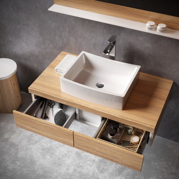 Тумба под умывальник SD Formy 1000 орех Ravak X000001036 - Вид №6