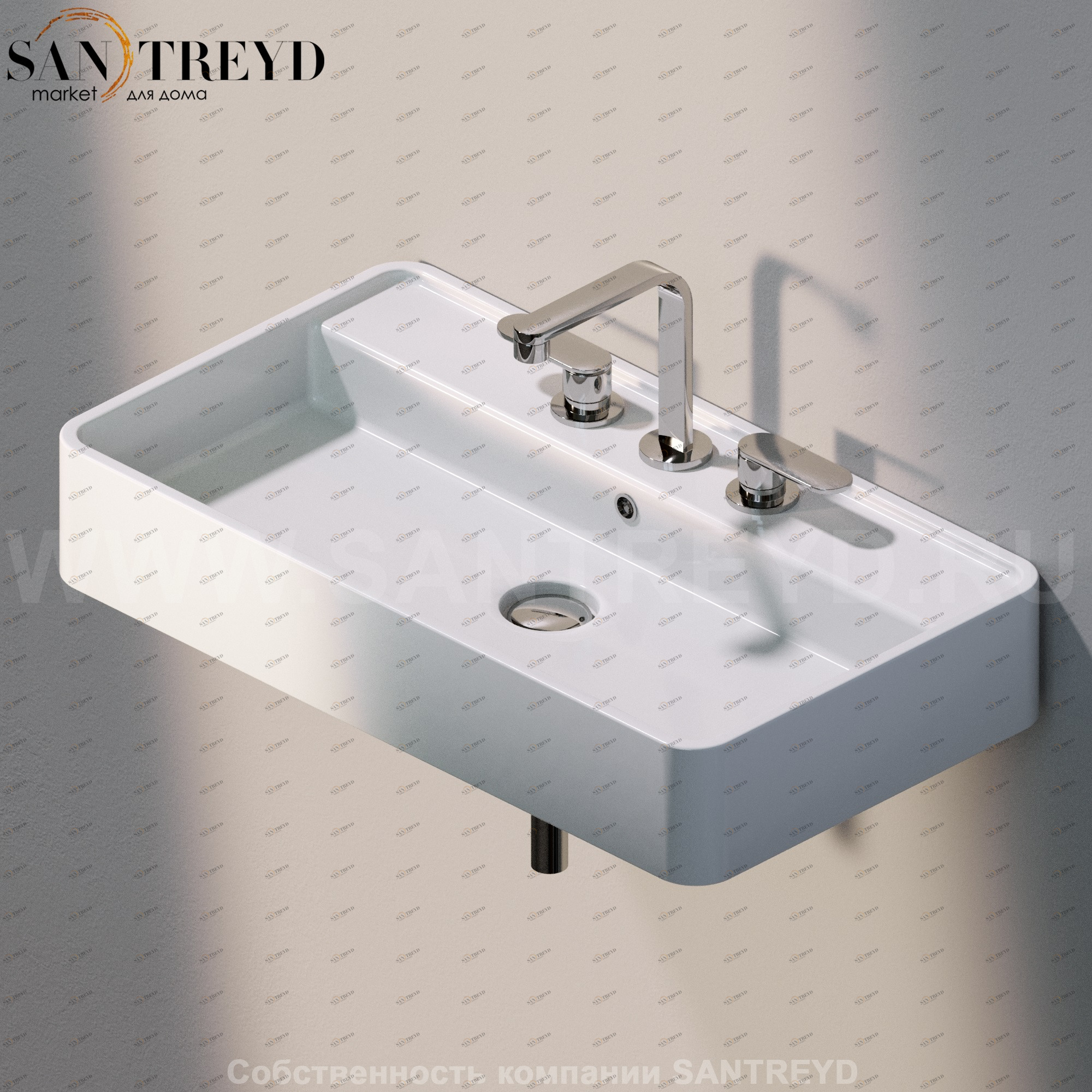 MW75S9016 Накладная раковина на столешницу  прямоугольная Ceramica Flaminia Miniwash