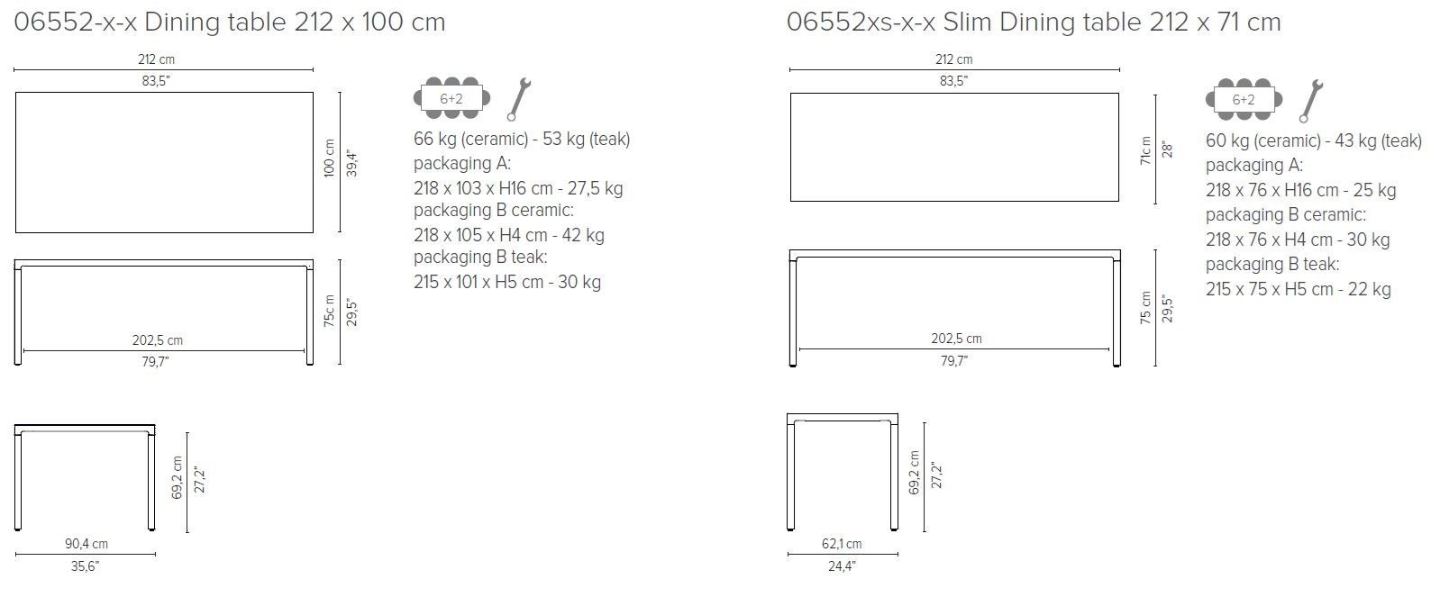 Прямоугольный обеденный стол TRIBÙ Illum ARCH-00001017