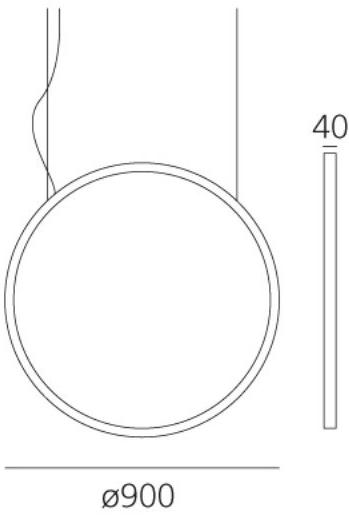 Artemide Подвесной светильник для уличного светодиодного освещения из алюминия "o" sun-id-1440049 - Вид №4