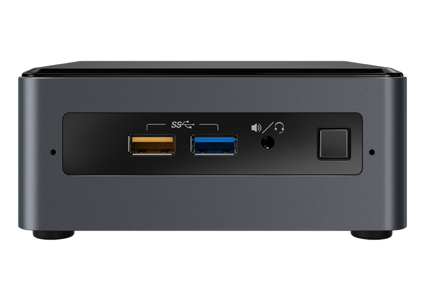 BOXNUC7PJYH2 Nettop nuc, pentium j5005, 2.8 ghz, ddr4 sodimm (up to 2400mhz/8gb), vga (2xhdmi 2.0), 4xusb3.0, 1x2.5 hdd, wifi+bt, sdxc, powercord eu, 961277 Intel Santreyd  - Вид №3