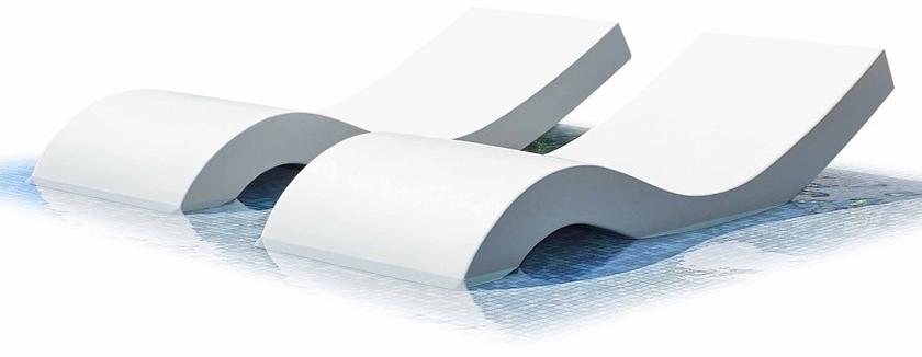 GANSK Садовый шезлонг из стекловолокна Nordic G5006 - Вид №1