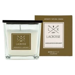 Ароматическая свеча в стекле «Сандал и бергамот» Lacrosse 8х8 см