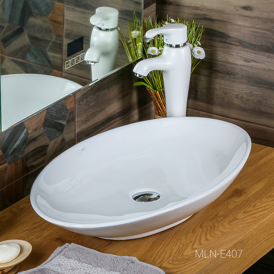 Накладная раковина melana mln-e407 E407-805