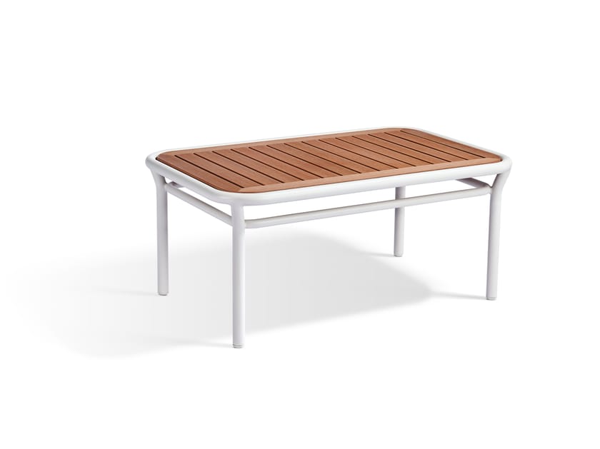 Прямоугольный садовый журнальный столик с верхним композитным деревом VINEKO Nine Degrees ARCH-00114203