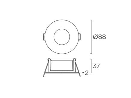 Алюминиевый круглый светодиодный светильник LedsC4 Play ARCH-00129561 - Вид №1