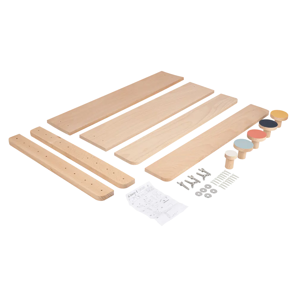 Вешалка настенная 5 крючков Koloro 43.4x60x7.6 см цвет разноцветный 89388836 STLM-2169328 Santreyd - Вид №2