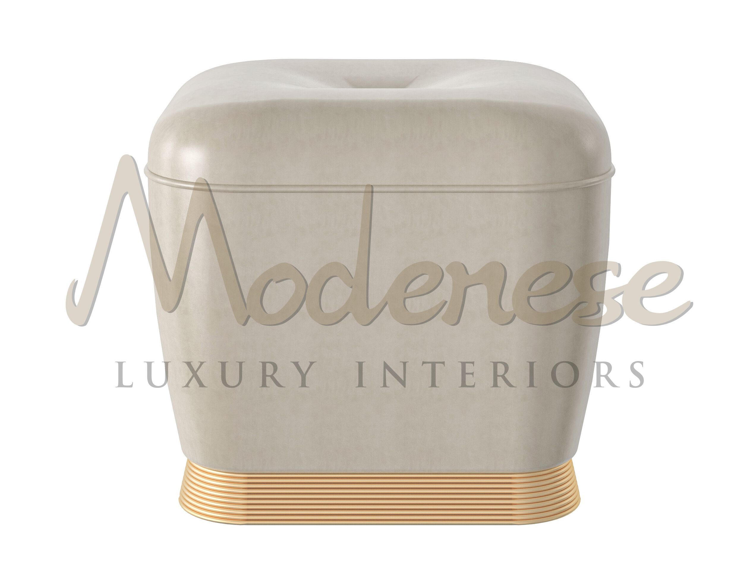 Кожаный квадратный пуф Modenese Luxury Interiors URBAN CHIC ARCH-00112201