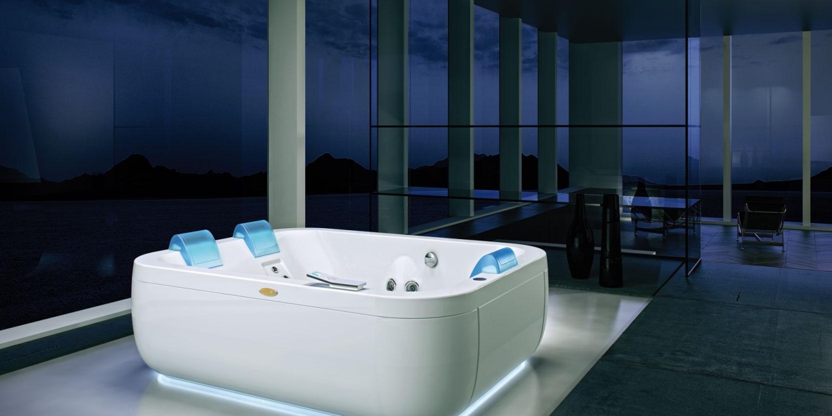 Ванна с гидромассажем "HYDRO BASE" Aquasoul Extra напольная 9443-578A Jacuzzi 9443578A - Вид №3