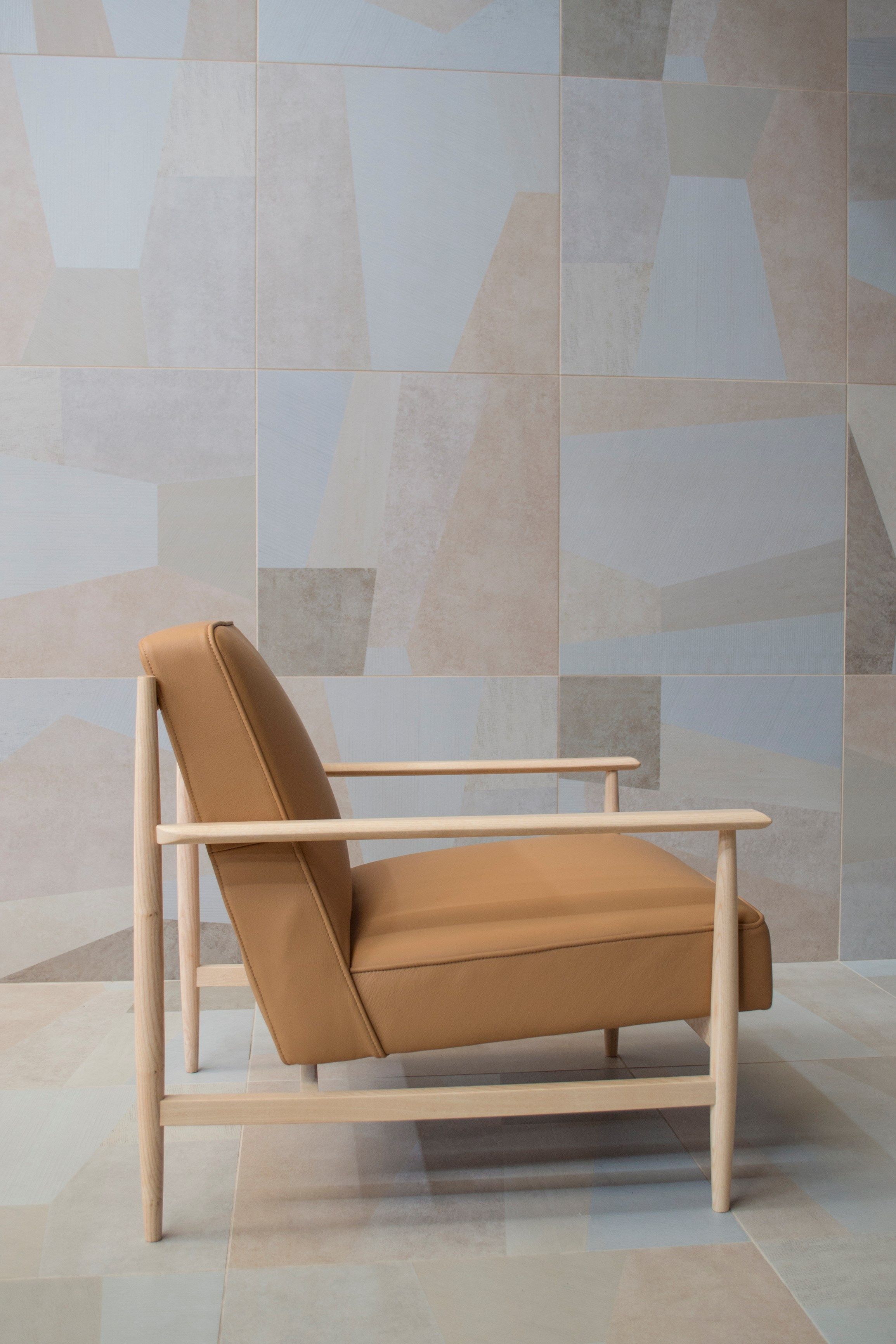 Кожаное кресло с подлокотниками mg12 ARCH-00032582 - Вид №12