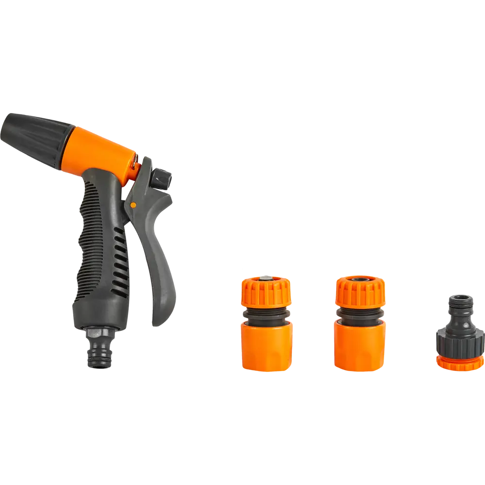 Набор для полива Belamos 7508 1 режим пистолет-разбрызгиватель с комплектом соединителей STLM-2193955