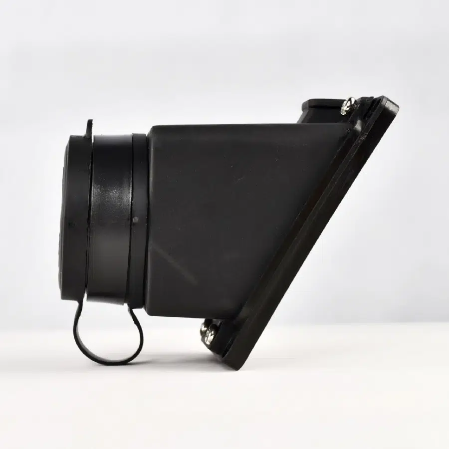 Розетка наружной установки накл. с заглушкой 2Р+РЕ 1х16А 220-240V черный LEZARD 106-0400-0104 - Вид №5