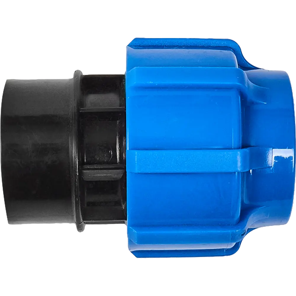 Муфта комбинированная Политэк 40 мм с внутренней резьбой для водопровода 82382533 STLM-0026018 - Вид №1