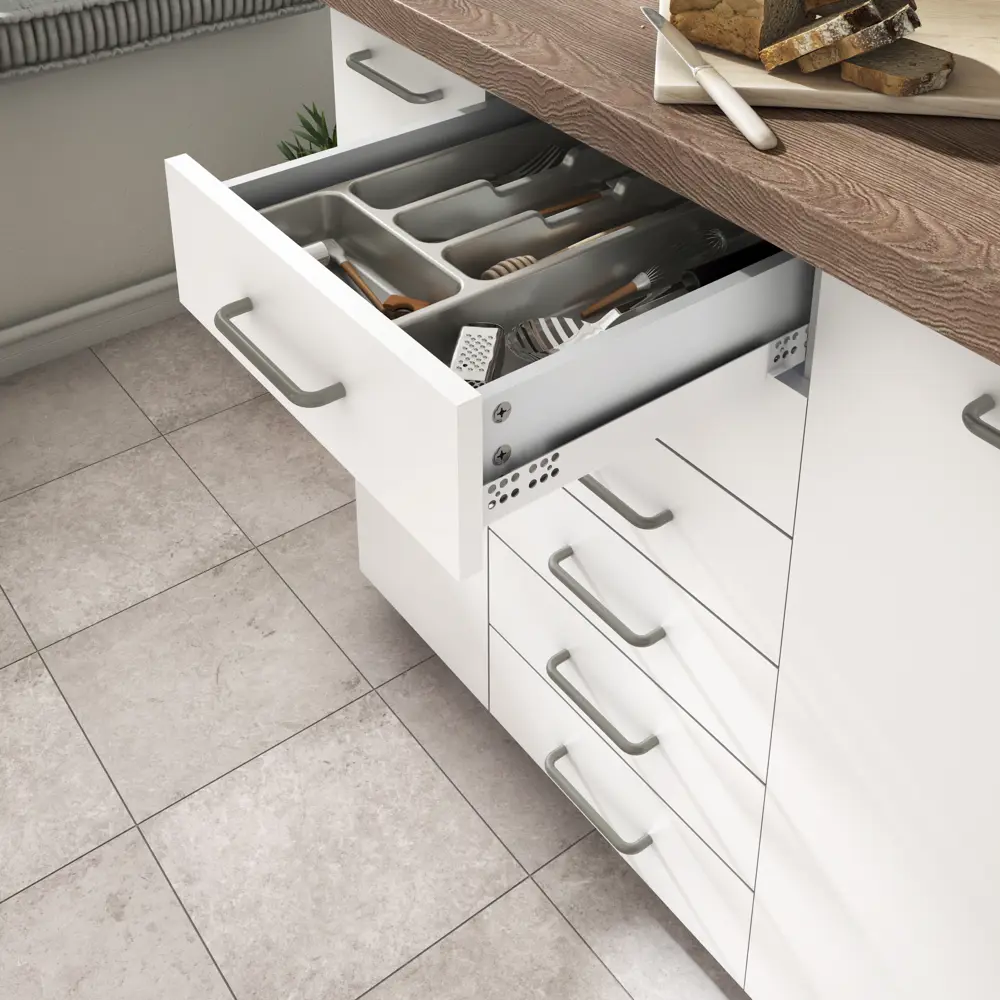 Выдвижной ящик Delinia для кухни 35.2×51.1 см серый ЛДСП 82169299 STLM-0021002 - Вид №2