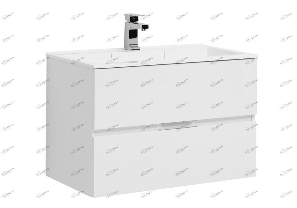 Тумба с раковиной Aquanet Алвита 80 белый 0023533900187094