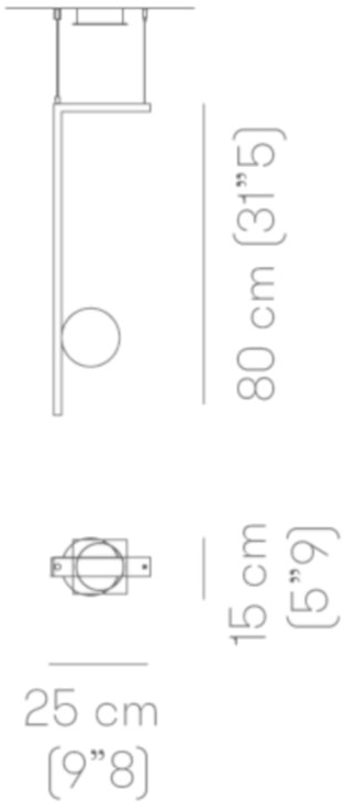 VeniceM Подвесной светодиодный светильник из латуни с диммером sun-id-1422890 - Вид №1