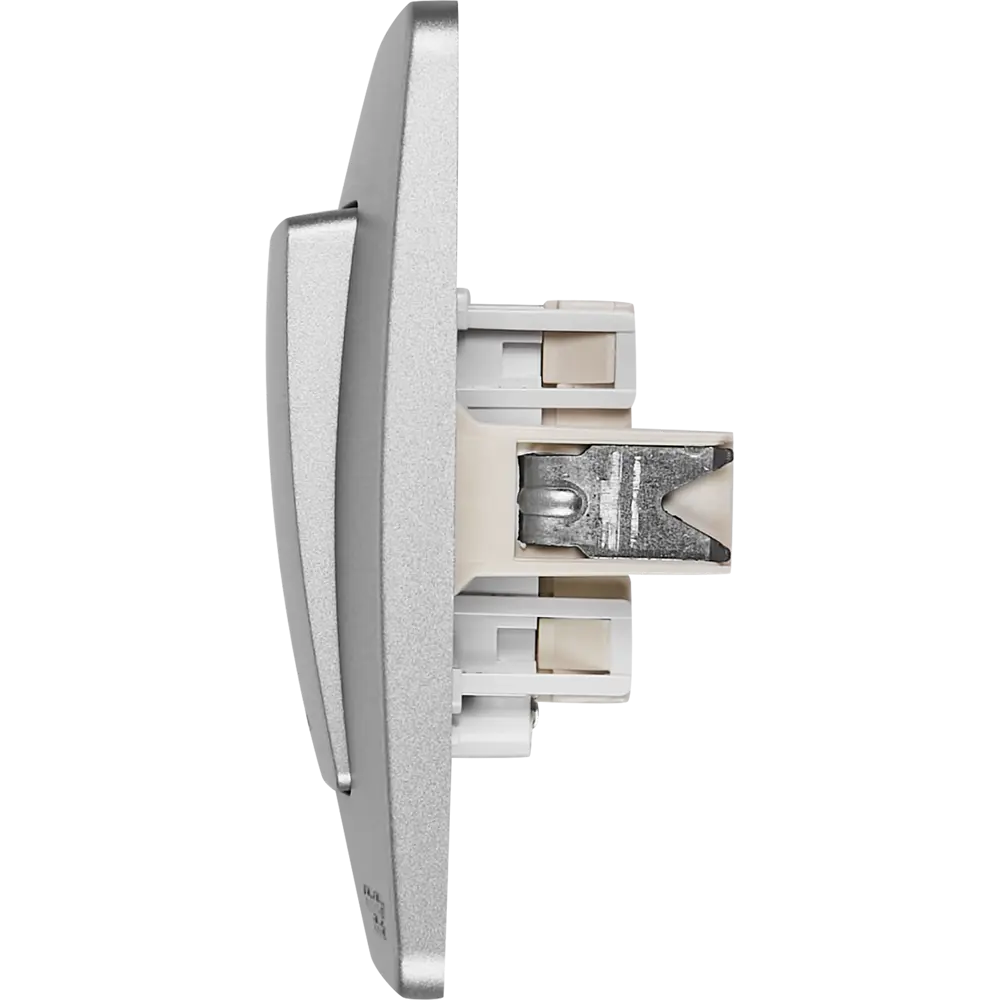 Выключатель проходной встраиваемый Systeme Electric Blanca Сх6а 1 клавиша цвет алюминий 86728915 STLM-2110621 - Вид №3
