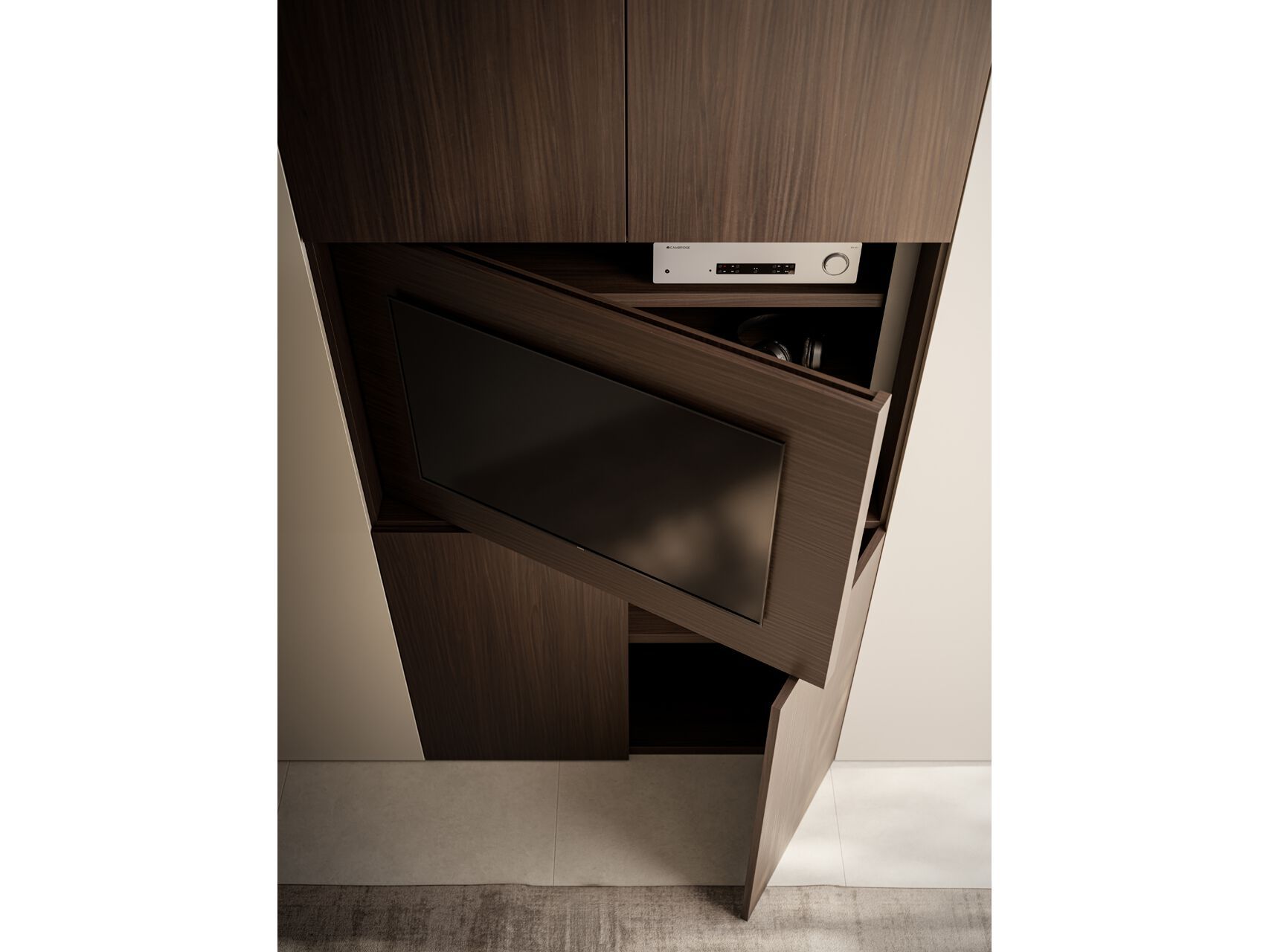 Шкаф со встроенным телевизором Santalucia Mobili VISION ARCH-00099265 - Вид №3