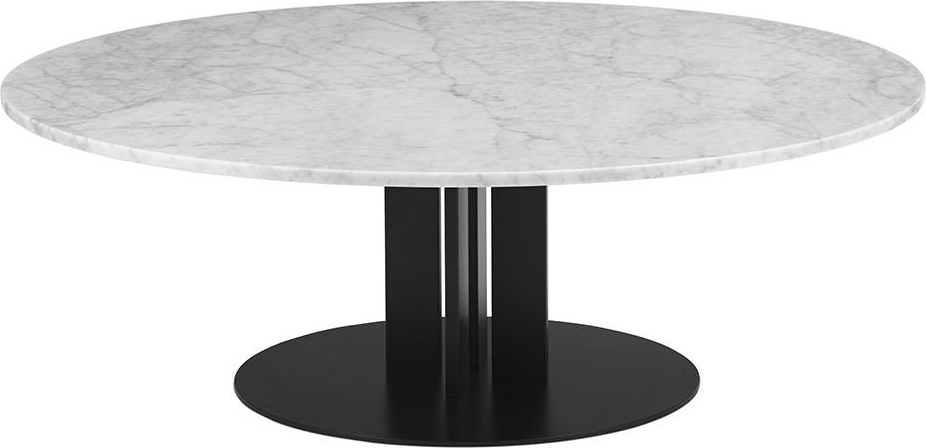 604188 журнальный столик H40 Ø130 см Marble Normann Copenhagen Scala