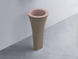 AMLA45-CP+AMPILT-AN+AMCOLT-AN Раковина Amedeo Tondo отдельностоящая cielo Enjoy + Amedeo