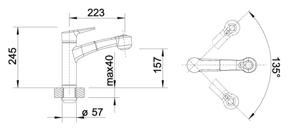 Смеситель / Merkur-s BLANCO sun-id-378060 - Вид №1
