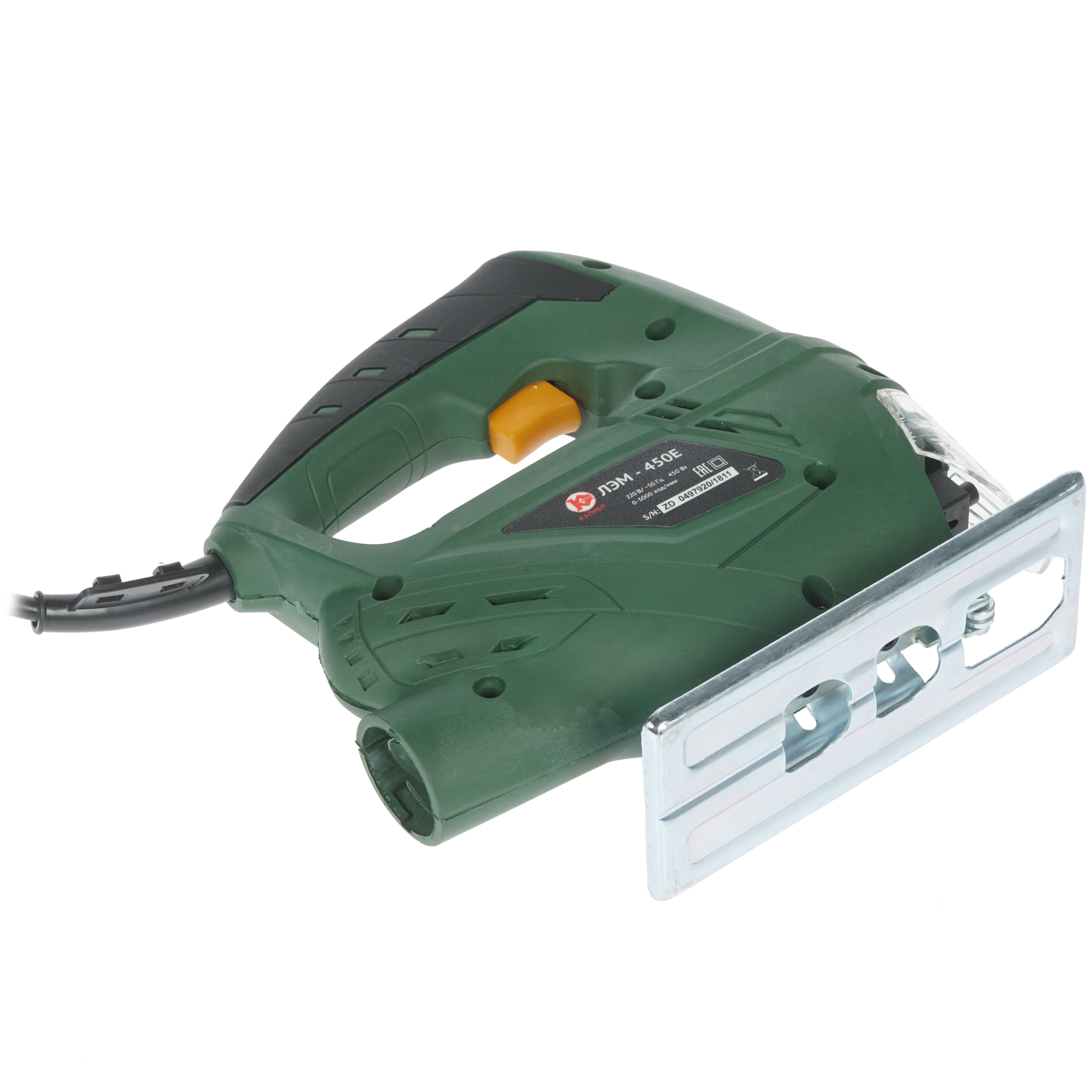 Электрический лобзик Калибр ЛЭМ-450Е 7926122 STDN-0008736 - Вид №6