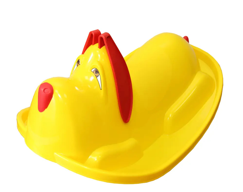 86283632 Качели-качалка детские Собачка пластик желтый STLM-0067607